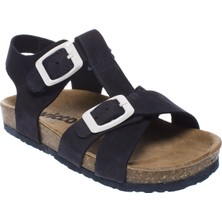 Vicco 905.19Y.089 Bebe Deri Lacivert Çocuk Sandalet