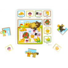 Ağaçtanya Ahşap Puzzle Piknik 16 Parça