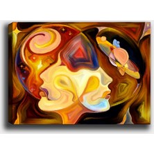 Tablo Center Dekoratif Kanvas  Tablo 30 x 40 cm