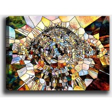 Tablo Center Soyut Kanvas  Tablo 30 x 40 cm