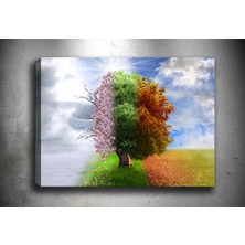 Tablo Center Dekoratif Kanvas  Tablo 30 x 40 cm