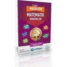 Gezegen Yayıncılık 8.Sınıf Madalyon Matematik 20 Deneme
