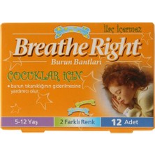 Breathe Right Burun Bandı Çocuklar için 12'li