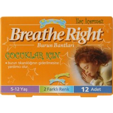 Breathe Right Burun Bandı Çocuklar için 12'li