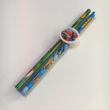 Harika Kanatlar Sw-5968 Silgi+Kurşun Kalem 2 Adet