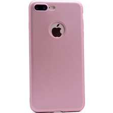 Case Street Apple iPhone 7 Plus Kılıf Premier Silikon Kılıf+Nano Glass Koruyucu Bronz