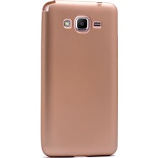 Case Street Samsung Galaxy J2 Prime Kılıf Premier Silikon Kılıf Gold