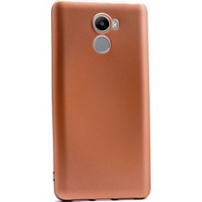 Case Street Xiaomi Redmi 4 Kılıf Premier Silikon Kılıf+Nano Glass Gold