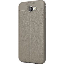 Case Street J5 Prime Kılıf Niss Silikon Arka Koruma + Nano Glass Bej