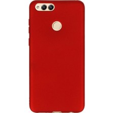 Case Street Huawei Honor 7X Kılıf Premier Silikon Arka Kapak Kırmızı