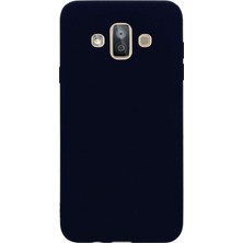 Case Street Samsung Galaxy J7 Duo Kılıf Premier Silikon+Nano Glass Ekran Koruma Siyah