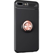 Case Street Apple iPhone 7 Kılıf Ravel Mıknatıslı Yüzüklü Arka Kapak Bronz