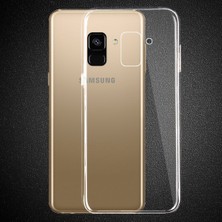 Case Street Samsung Galaxy A6 Plus 2018 Kılıf 02 mm Silikon+Nano Koruyucu Şeffaf