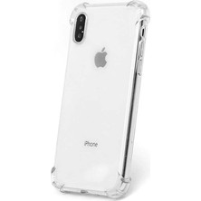 Case Street Apple iPhone XS Max Kılıf AntiShock Ultra Koruma+Nano Glass Şeffaf