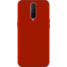 Case Street Oppo Rx17 Pro Kılıf Premier Silikon Esnek Koruma+Nano Glass Kırmızı