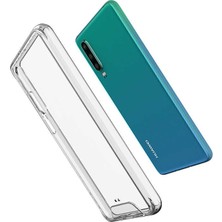 Case Street Huawei P30 Kılıf Gard Nitro Şeffaf Silikon+Nano Glass Şeffaf