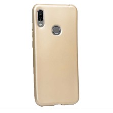 Case Street Huawei Honor 8a Kılıf Premier Silikon Esnek Koruma+Nano Glass Gold