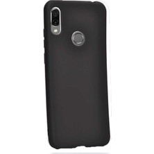 Case Street Huawei Honor 8a Kılıf Premier Silikon Esnek Koruma+Nano Glass Siyah