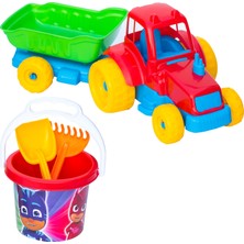 Dede Pj Masks Traktör Plaj Set