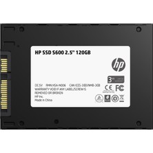 Hp S600 120GB 520/500MB/S SATA III 3D NAND 2.5'' SSD 4FZ32AA