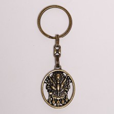 new life promosyon nl Osmanlı Tuğrası Temalı Bronz Anahtarlık