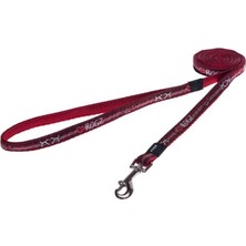 Rogz Köpek Uzatma Rogz Desenli Kırmızı Small 11 Mm 180 Cm