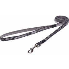 Rogz Köpek Uzatma Kertenkele Desenli Gümüş Small 11 Mm 180 Cm