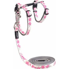 Rogz Yavru Kedi Göğüs Tasması Seti Fosforlu Yeşil Xsmall 8 Mm 19,8-30 Cm