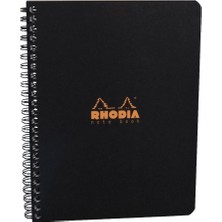 Rhodia Siyah Bsc 80 Yaprak Çizgili Defter