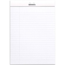 Rhodia Beyaz Bsc 80 Yaprak A5 Çizgili Blok Defter