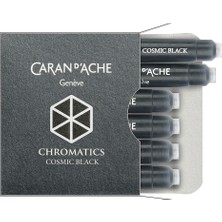 Caran d'Ache Dolmakalem Kartuşu Cosmic Black 6'lı