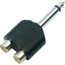 Rose 2 Rca Di̇şi̇ To 6,3 mm Mono Jak Dönüştürücü