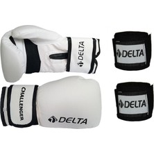 Delta Challenger Dura-Strong Boks Eldiveni + Boks El Bandajı Seti