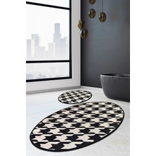 Chilai Home Kazayagı 2'li Set Banyo Halısı Klozet Takımı Djtbanyo