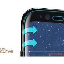 Dafoni Xiaomi Mi 9 Curve Tempered Glass Premium Full Siyah Cam Ekran Koruyucu