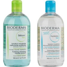 Bioderma Sebium H2O 500 ml + Hydrabio H2O 500 ml