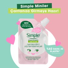 Simple Kind To Skin Mini Nemlendirici Yüz Temizleme Jeli 50 Ml - Seyahat Boyu