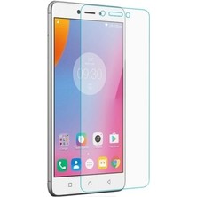 Ehr. Lenovo K6 Note Nano Ekran Koruyucu Cam + Şeffaf Silikon Kılıf