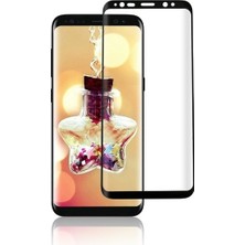 Ehr. Samsung Galaxy S9 5D Full Nano Ekran Koruyucu Cam Siyah + Şeffaf Silikon Kılıf