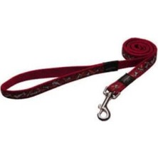 Rogz Köpek Uzatma Kırmızı Large 20 Mm 140 Cm
