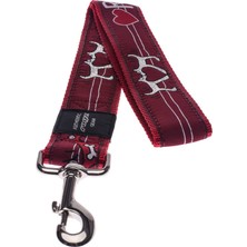 Rogz Köpek Uzatma Rogz Desenli Kırmızı Xlarge 25 Mm 120 Cm