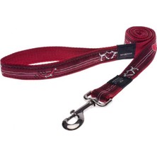 Rogz Köpek Uzatma Rogz Desenli Kırmızı Xlarge 25 Mm 120 Cm