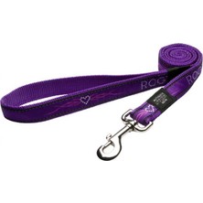 Rogz Köpek Uzatma Rogz Desenli Mor Xlarge 25 Mm 120 Cm
