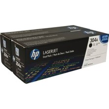 Hp 304A-CC530AD Siyah Toner İkili Paket