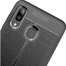 Microcase Samsung Galaxy A20 Leather Tpu Silikon Kılıf