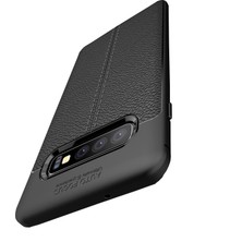 Microcase Samsung Galaxy S10 Plus Leather Tpu Silikon Kılıf