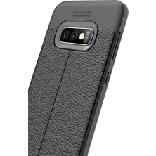 Microcase Samsung Galaxy S10E Leather Tpu Silikon Kılıf