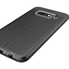 Microcase Samsung Galaxy S10E Leather Tpu Silikon Kılıf