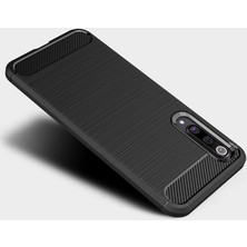 Microcase Xiaomi Mi 9 Brushed Carbon Fiber Silikon Kılıf