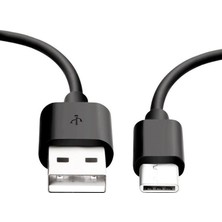 Microcase Type-C USB Şarj ve Data Kablosu - 2 mt Siyah